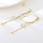 Show details for Inexpensive Gold Plated Classic Dangle Earrings of Original Design