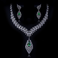 Show details for Copper or Brass Luxury 2 Piece Jewelry Set in Bulk