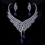 Show details for Irresistible Blue Big 2 Piece Jewelry Set For Your Occasions