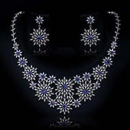 Show details for Luxury Copper or Brass 2 Piece Jewelry Set in Exclusive Design