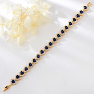 Show details for Delicate Gold Plated Fashion Bracelet with 3~7 Day Delivery