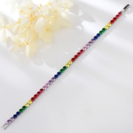 Show details for Beautiful Cubic Zirconia Colorful Fashion Bracelet