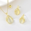 Show details for Designer Gold Plated Opal 2 Piece Jewelry Set with No-Risk Return