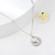 Picture of 925 Sterling Silver Swarovski Element Pendant Necklace with 3~7 Day Delivery