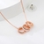 Picture of Shop Rose Gold Plated 925 Sterling Silver Pendant Necklace with Wow Elements
