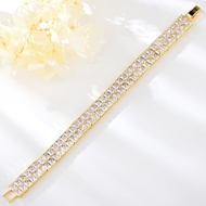 Show details for Fancy Small Copper or Brass Fashion Bracelet