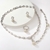 Picture of Delicate Artificial Crystal White 4 Piece Jewelry Set