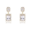 Show details for Stylish Big Gold Plated Dangle Earrings