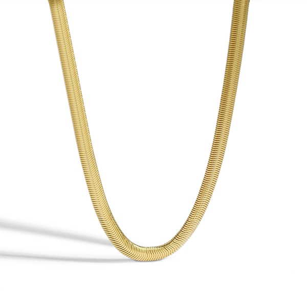 Picture of Small Gold Plated Pendant Necklace of Original Design