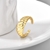Picture of Low Price Gold Plated Copper or Brass Adjustable Ring from Trust-worthy Supplier