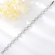 Show details for Good Cubic Zirconia Copper or Brass Fashion Bracelet