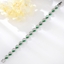 Show details for Distinctive Green Platinum Plated Fashion Bracelet with Low MOQ