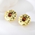 Picture of Great Value Gold Plated Big Big Stud Earrings