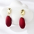 Picture of Shop Gold Plated Red Dangle Earrings with Wow Elements