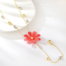 Show details for Filigree Big Gold Plated Long Pendant