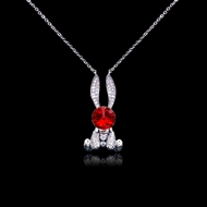 Show details for Zinc Alloy Small Pendant Necklace in Flattering Style