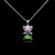 Picture of Shop Platinum Plated Green Pendant Necklace with Wow Elements