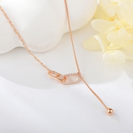 Show details for Copper or Brass Cubic Zirconia Pendant Necklace with Unbeatable Quality