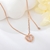 Picture of Low Cost Rose Gold Plated Small Pendant Necklace with Full Guarantee