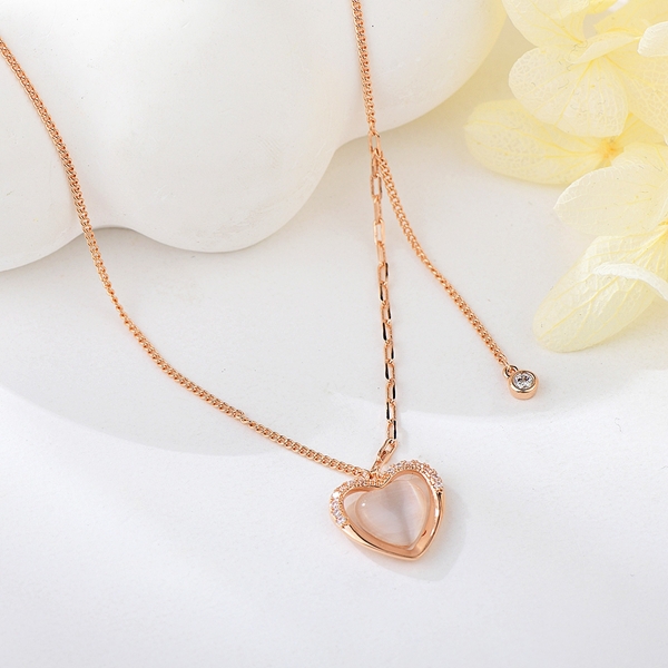 Picture of Low Cost Rose Gold Plated Small Pendant Necklace with Full Guarantee