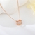 Picture of Delicate Rose Gold Plated Pendant Necklace with Speedy Delivery