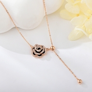 Show details for New Season White Rose Gold Plated Pendant Necklace with SGS/ISO Certification