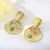Picture of Low Price Gold Plated Classic Dangle Earrings of Original Design