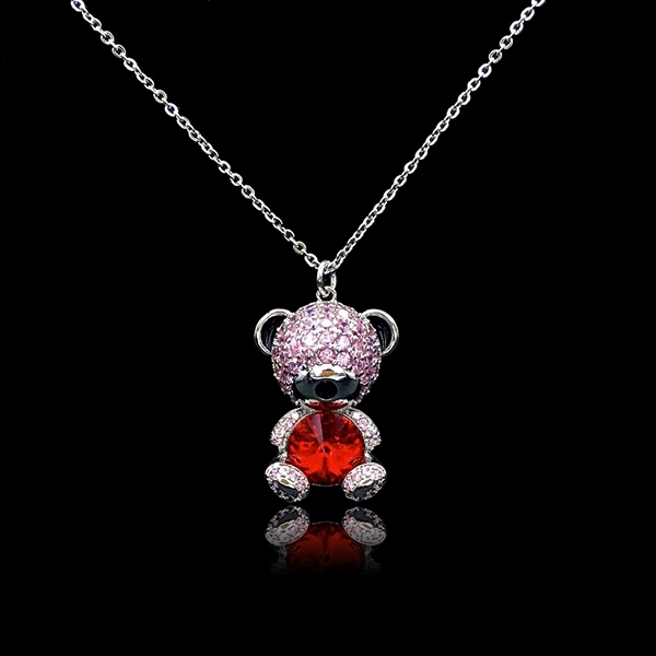 Picture of Best Swarovski Element Red Pendant Necklace