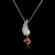Picture of Zinc Alloy Pink Pendant Necklace in Flattering Style