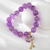 Picture of Irresistible Purple Nature Amethyst Fashion Bracelet As a Gift