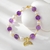 Picture of Fancy Small Nature Amethyst Fashion Bracelet
