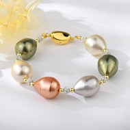 Show details for Featured Colorful Gold Plated Fashion Bracelet with Full Guarantee