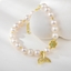 Show details for Sparkling Small Gold Plated Fashion Bracelet