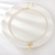 Picture of Small Gold Plated Short Chain Necklace with Beautiful Craftmanship