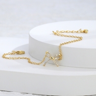 Picture of Inexpensive Gold Plated Delicate Fashion Bracelet from Reliable Manufacturer