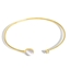Show details for Nickel Free Gold Plated Delicate Fashion Bangle with No-Risk Refund