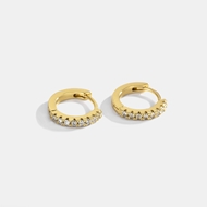 Picture of Delicate Copper or Brass Small Hoop Earrings Online Only