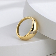 Picture of Delicate Gold Plated Fashion Ring with Fast Delivery