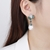 Picture of Brand New White Big Dangle Earrings with SGS/ISO Certification