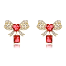 Show details for Fashion Cubic Zirconia Big Dangle Earrings