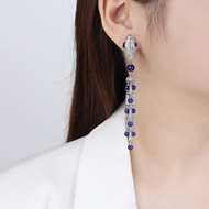 Picture of Luxury Big Dangle Earrings with Fast Delivery