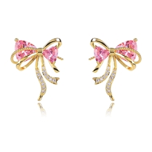 Show details for Trendy Gold Plated Copper or Brass Big Stud Earrings with No-Risk Refund