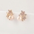 Picture of Hypoallergenic Gold Plated Copper or Brass Big Stud Earrings with Easy Return