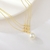 Picture of Beautiful shell pearl Big Short Statement Necklace