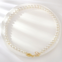 Show details for Purchase Gold Plated White Short Statement Necklace Exclusive Online