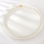 Show details for Good shell pearl Gold Plated Short Statement Necklace