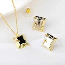 Show details for Latest Dubai Gold Plated 2 Piece Jewelry Set