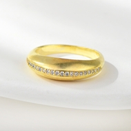 Show details for Great Value White Copper or Brass Fashion Ring with Full Guarantee