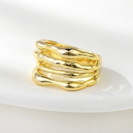 Show details for Copper or Brass Small Fashion Ring From Reliable Factory