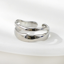 Show details for Wholesale Platinum Plated Copper or Brass Adjustable Ring with No-Risk Return